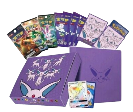Chinese Version Exclusive Eevee GX Gift Box Set -Espeon Box