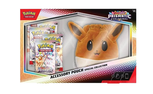 Prismatic Evolutions Pouch Collection Box