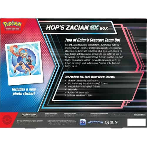 Hops Zacian EX Box