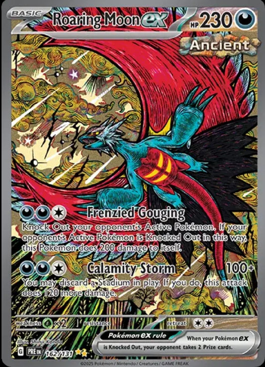 Roaring Moon Ex SIR 162/131 [Prismatic Evolutions]
