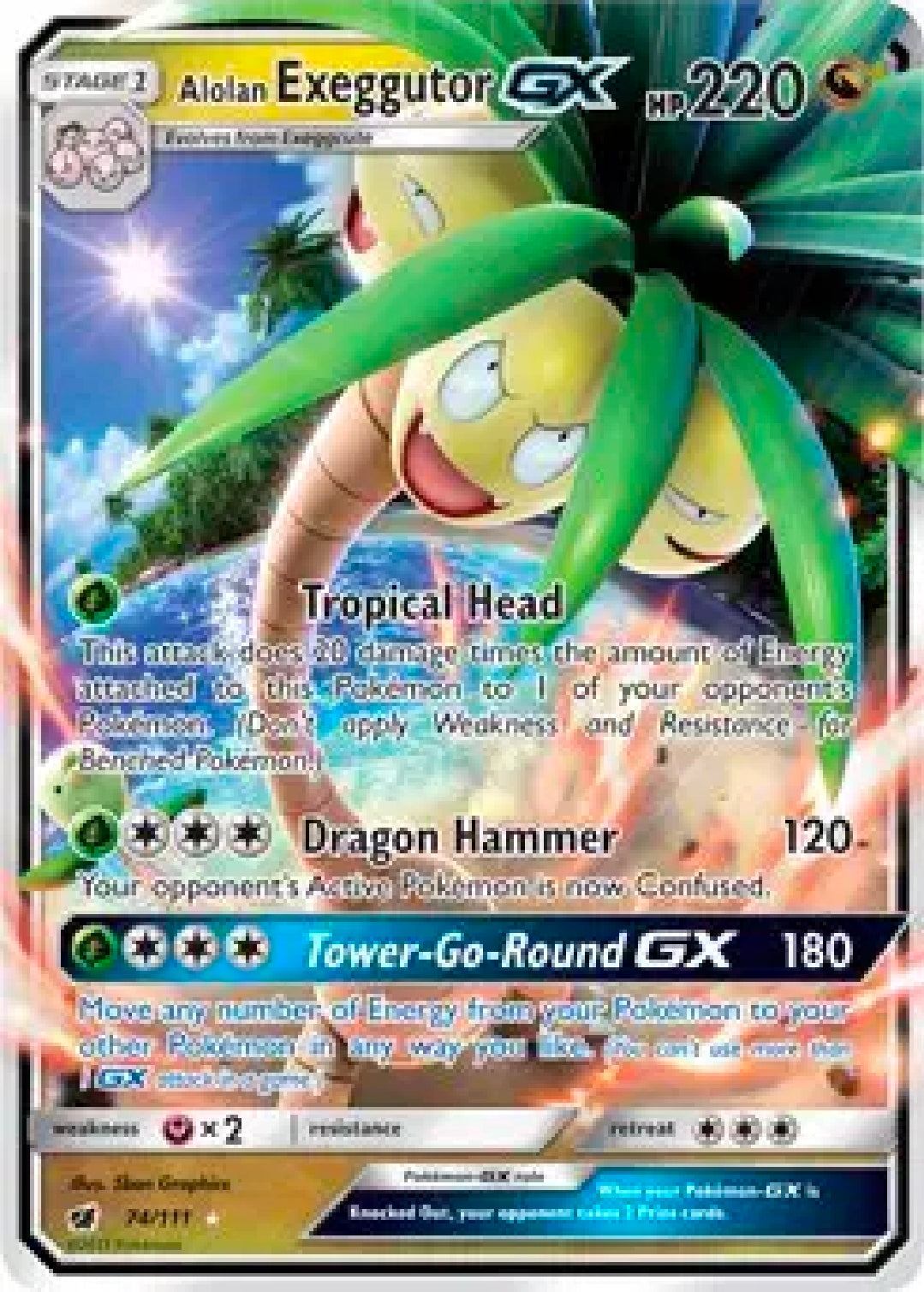 Alolan Exeggutor GX 74/111