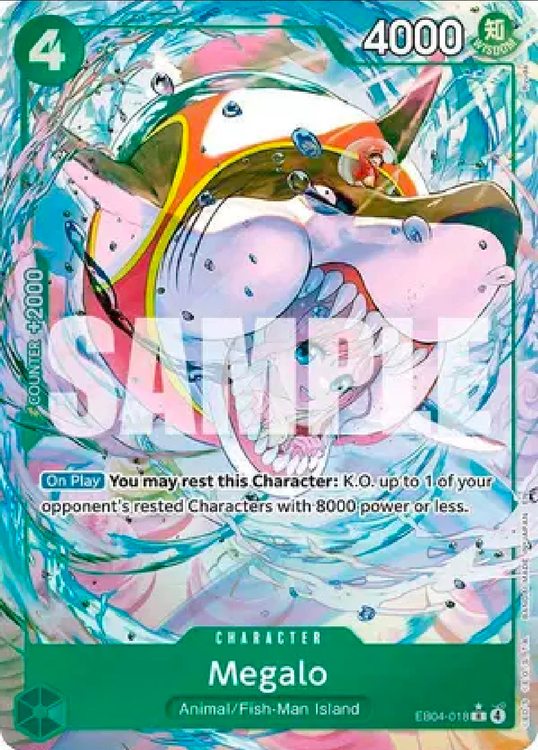 Megalo (Alternate Art) EB04-018 [Azure Seas Seven]