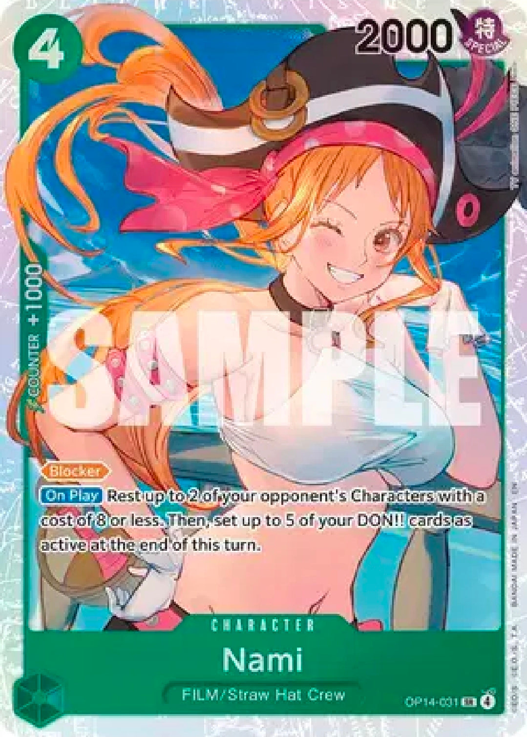 Nami SR OP14-031 [Azure Seas Seven]
