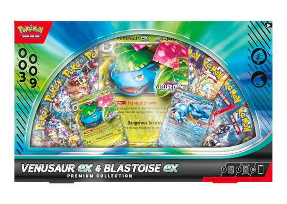 Venusaur EX & Blastoise Ex Premium Collection