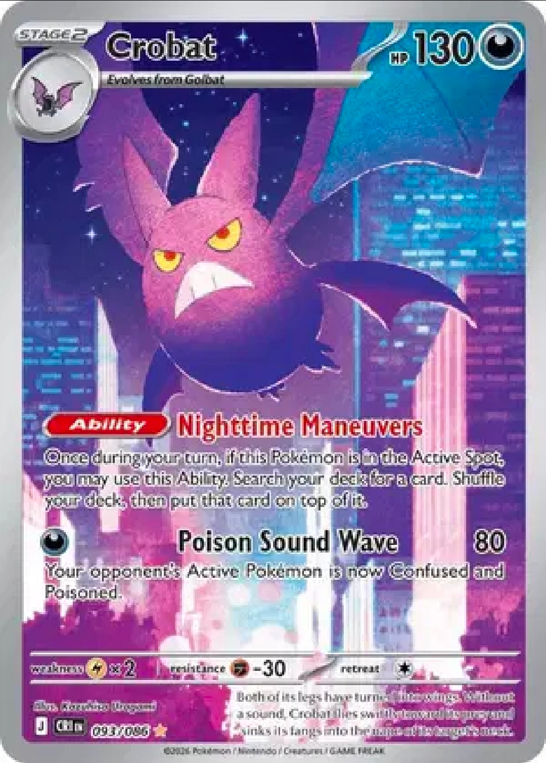 Crobat 093/086 [Chaos Rising]