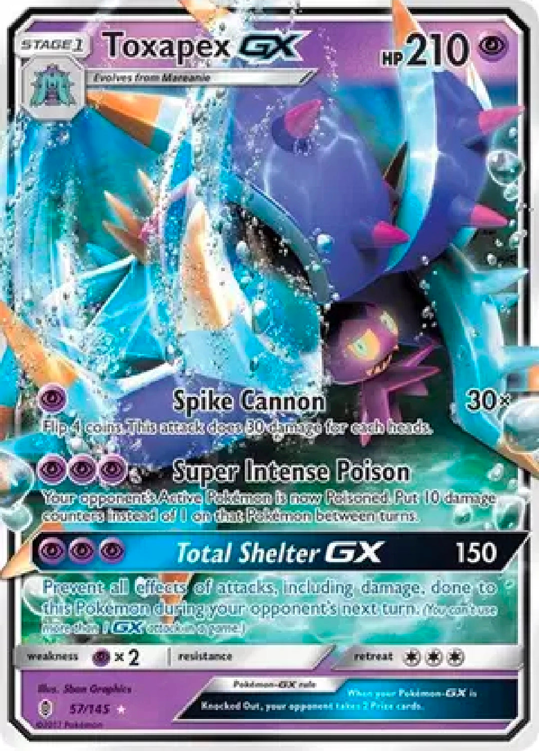 Toxapex GX 57/154 [Guardians Rising]