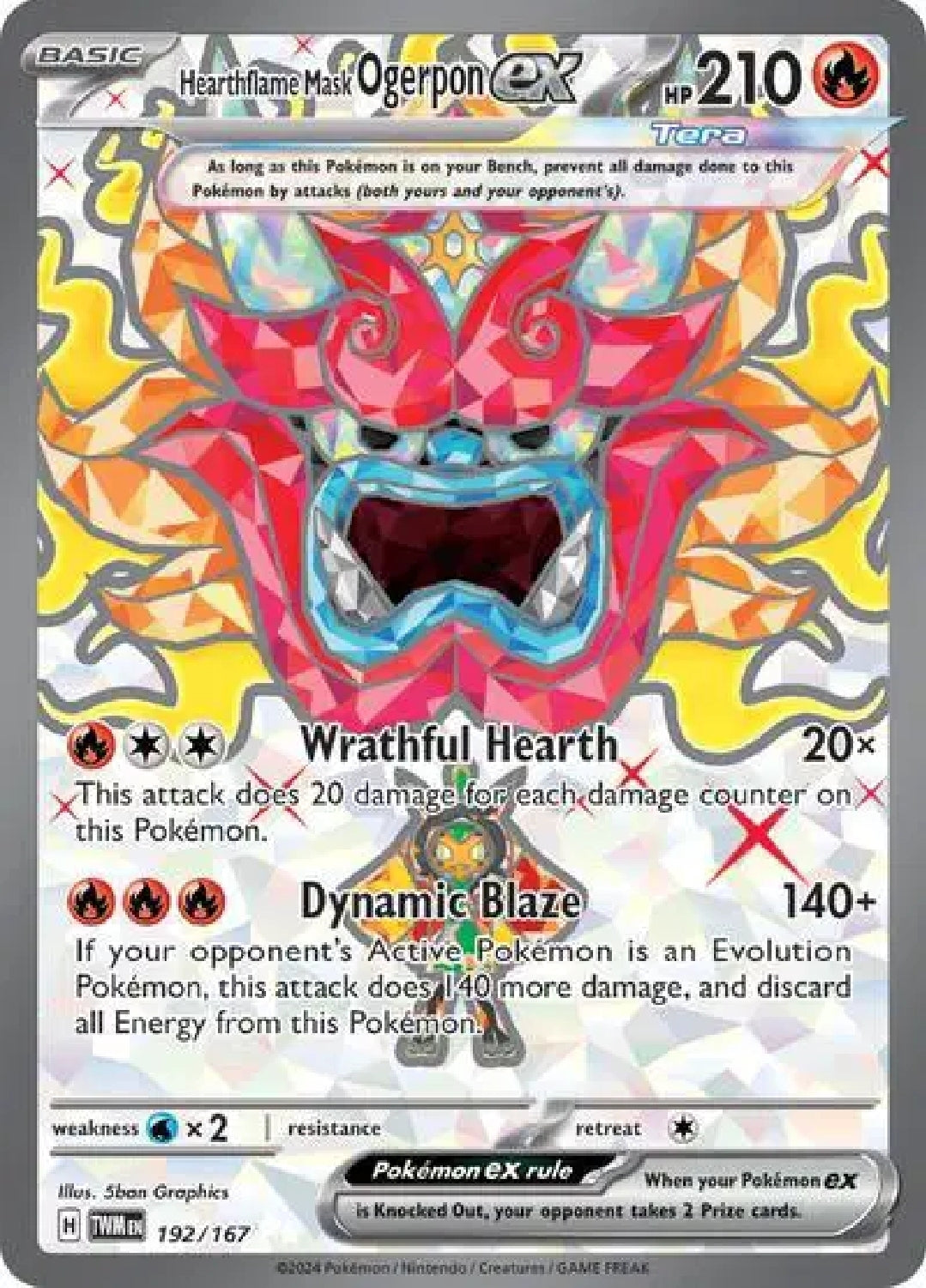 Hearthflame Mask Ogerpon ex 192/167 [Twighlight Masquerade]
