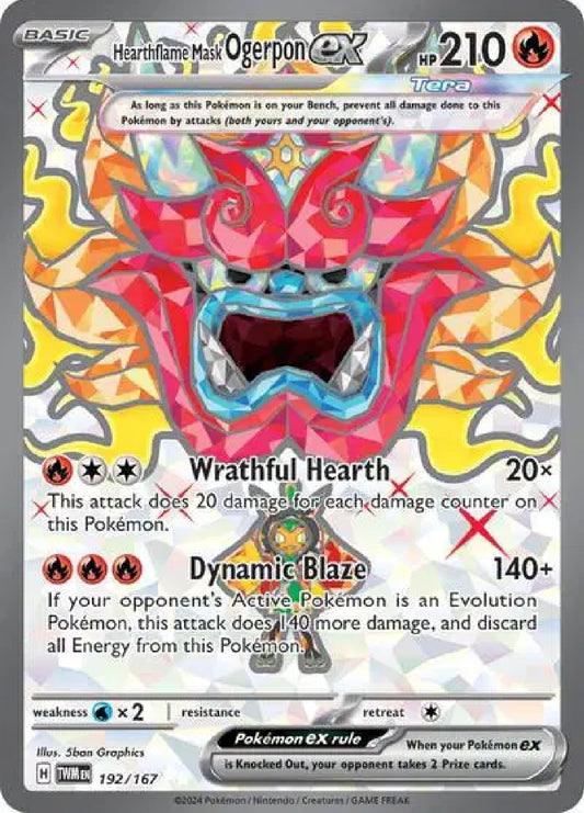 Hearthflame Mask Ogerpon ex 192/167 [Twighlight Masquerade]