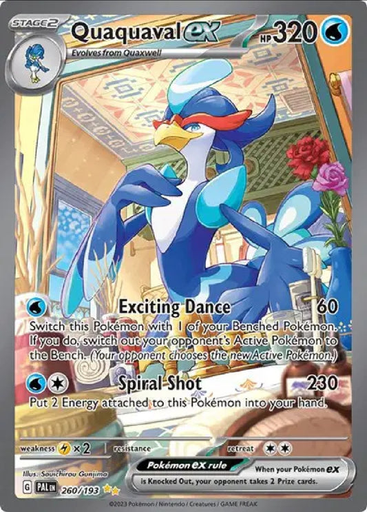 Quaquaval Ex SIR 260/193 [Paldea Evolved]
