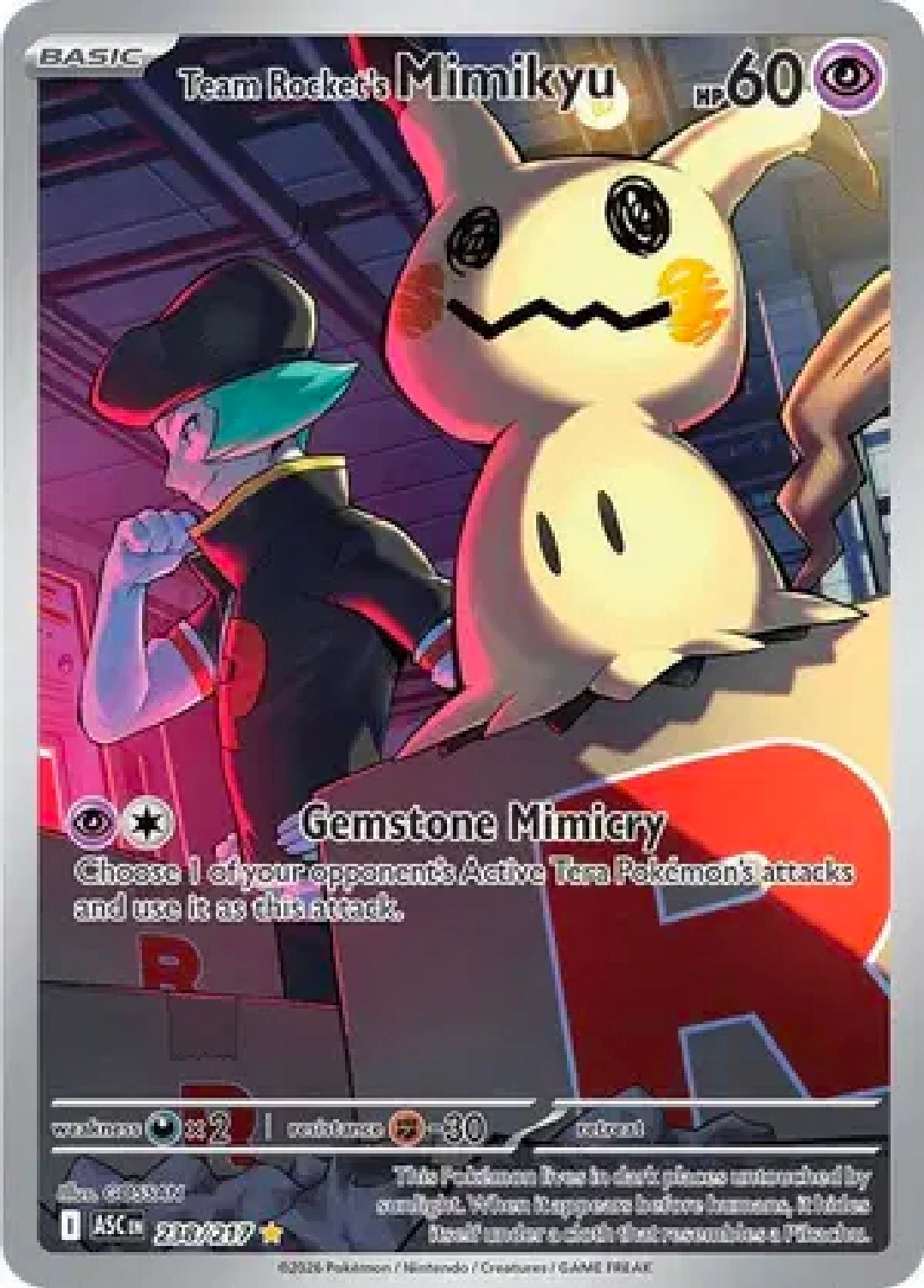 Team Rocket's Mimikyu 238/217 [Ascended Heroes]