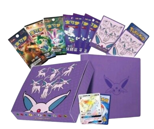 Chinese Version Exclusive Eevee GX Gift Box Set -Espeon Box