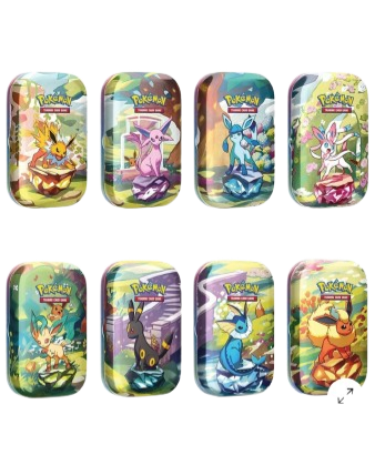 Prismatic Evolutions Mini Tin