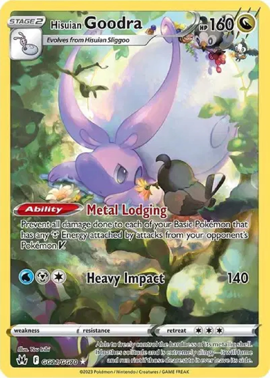 Hisuian Goodra GG21/GG70 [Crown Zenith]