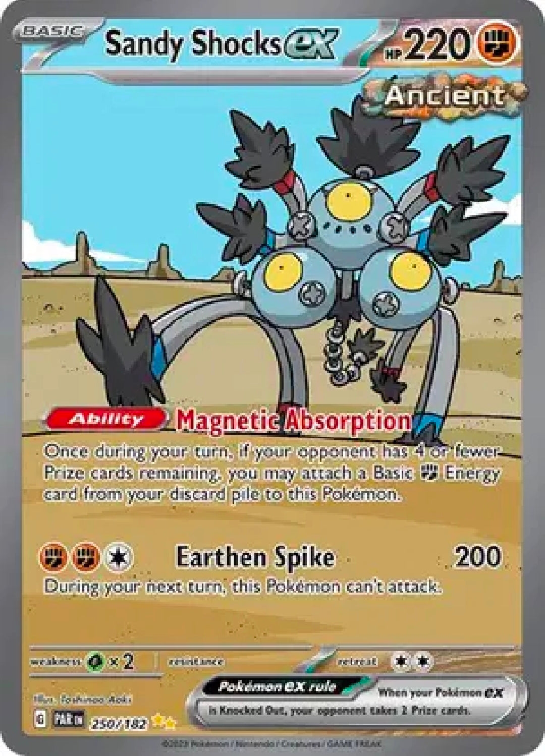 Sandy Shocks ex SIR 250/182 [Paradox Rift]