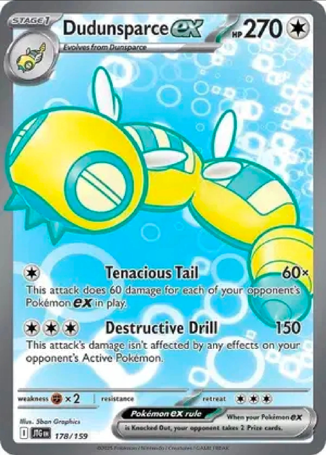 Dudunsparce ex 178/159 [Journey Together]